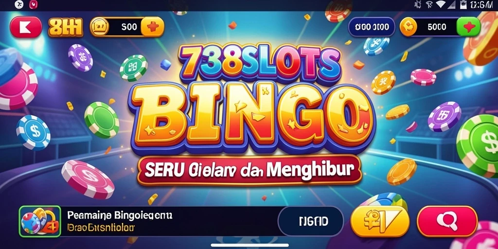 Tampilan permainan Bingo yang menarik dan interaktif di 738SLOTS.