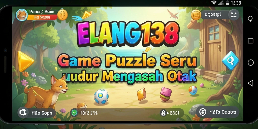 Tangkapan layar gameplay puzzle ELANG138 yang mendebarkan.