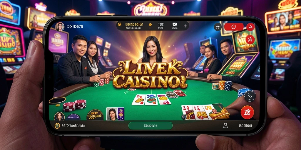 Tampilan menarik saat bermain Live Casino di ID678 dengan dealer profesional.