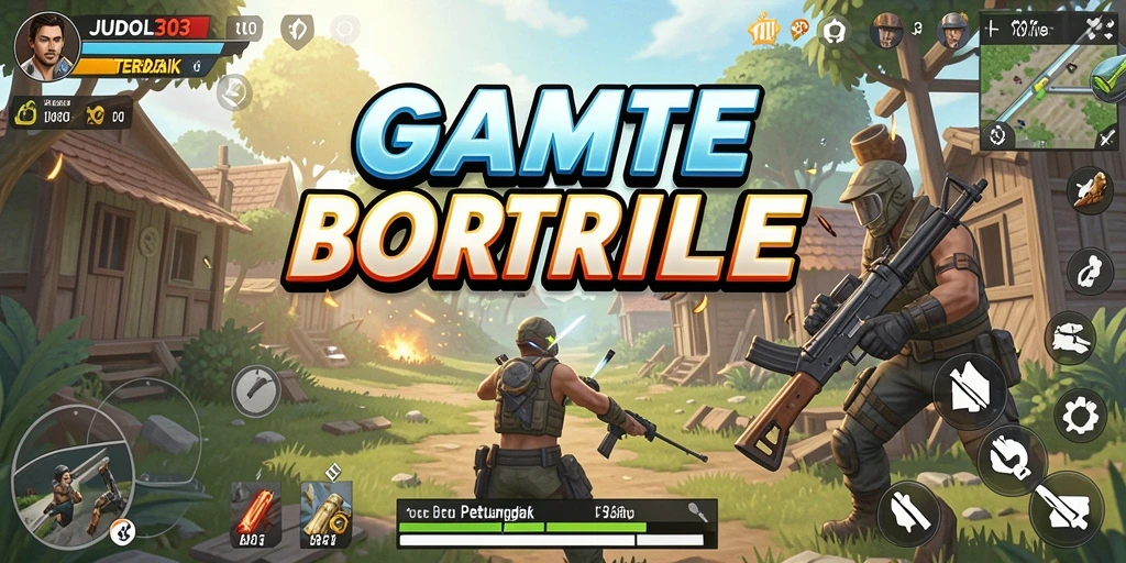 Tampilan gameplay JUDOL303 yang mendebarkan dalam aksi Battle Royale.