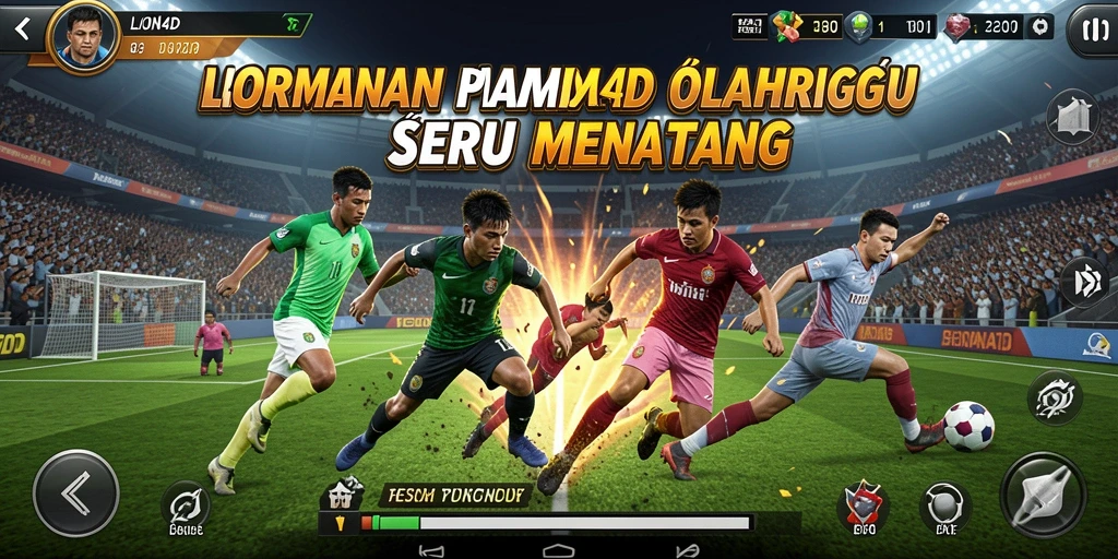 Screenshot LION4D menampilkan aksi seru dalam berbagai permainan olahraga.
