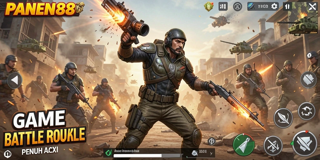 Screenshot menampilkan pertempuran seru di PANEN88 dengan grafis menawan.