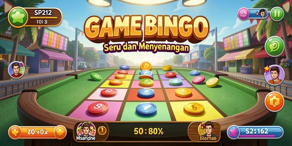 Tampilan gameplay menarik dari game Bingo SP212.