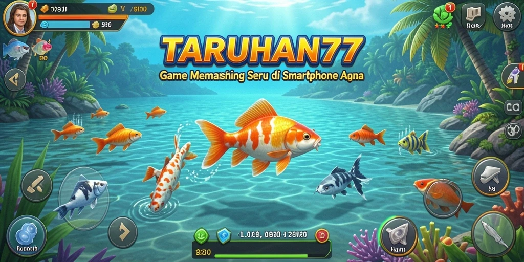 Tampilan gameplay TARUHAN77 dengan grafis memancing yang mengesankan.