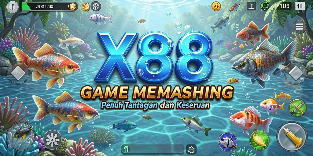 Tampilan gameplay menarik dengan pengalaman memancing yang realistis.
